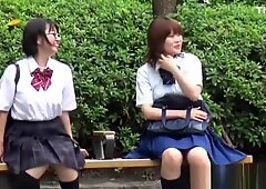 Adolescentes japoneses estranhos mijar
